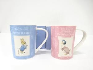 yamaka　山加　ピーターラビット　マグカップペア　洋食器